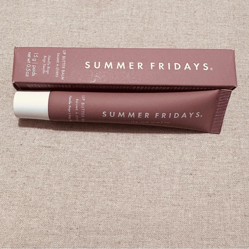 Summer Fridays | Lip Balm | Vanilla Beige • Sheer Beige